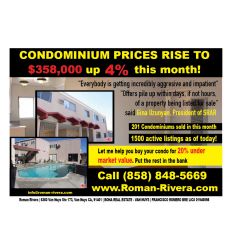 Condominium Prices Rise and Keep Moving Up